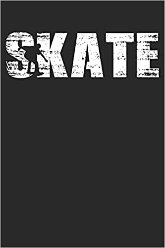 indir   Skate: Weekly & Monthly Planner 2020 - 52 Week Calendar 6 x 9 Organizer - Distressed Look Skating Gift For Skaters tamamen