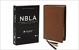 NBLA Biblia Ultrafina, Letra Grande, Colección Premier, Café: Edición Limitada