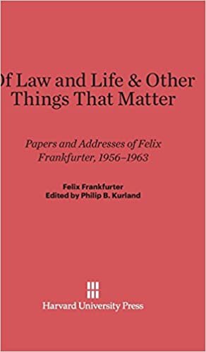 Of Law and Life & Other Things That Matter
