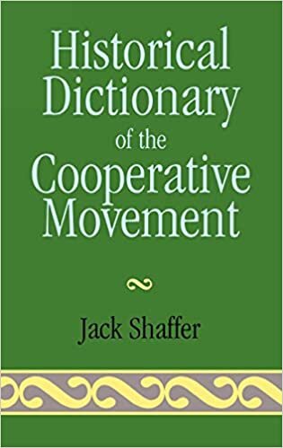 Historical Dictionary of the Cooperative Movement (HISTORICAL DICTIONARIES OF RELIGIONS, PHILOSOPHIES AND MOVEMENTS)