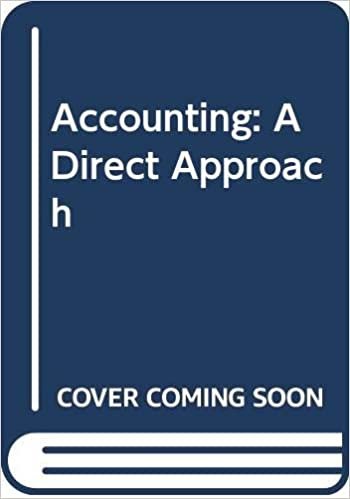 Accounting: A Direct Approach