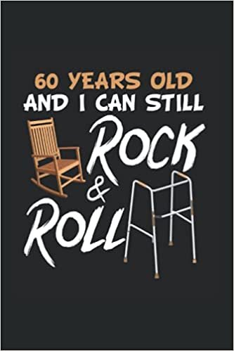 Calendar 2022: Rocking Chair Walking Aid Rock Music 60th Birthday Appointment Monthly Calendar 6x9 Inches Organizer with 120 pages | Notebook Weekly Yearly Planner indir