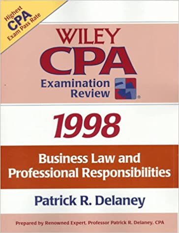 Wiley Cpa Examination Review 1998: Business Law and Professional Responsibilities (Annual) indir