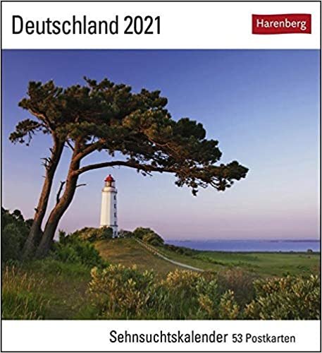Deutschland 2021: Sehnsuchtskalender. 53 Postkarten indir