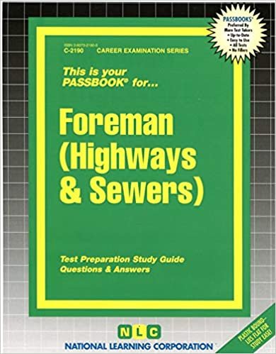 FOREMAN HIGHWAYS & SEWERS (Highways and Sewers)