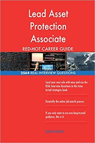 Lead Asset Protection Associate RED-HOT Career; 2564 REAL Interview Questions