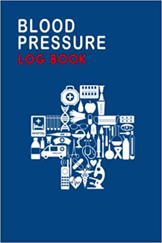 Blood Pressure Log Book | Handy home blood pressure monitor log | 6" x 9" | 120 pages Vol 3 indir