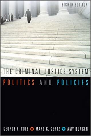 The Criminal Justice System: Politics and Policies indir