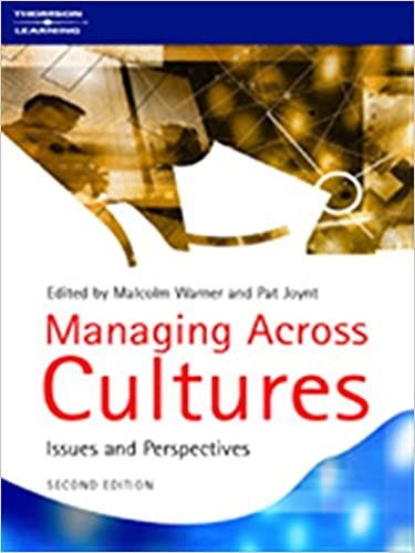 Managing Across Cultures: Issues and Perspectives