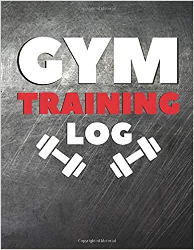 Gym Training Log: Fitness & Workout Journal Notebook Lined, Size 8.5 x11, Cover Finish - Glossy | Positive Motivational and Inspirational