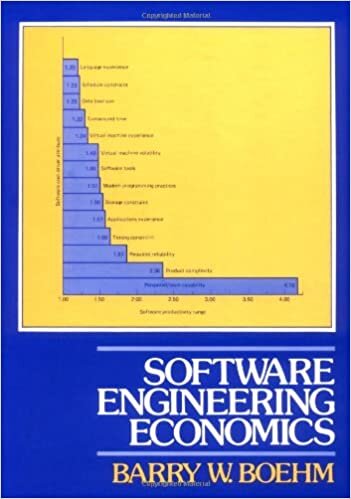 SOFTWARE ENGINEERING ECONOMICS (Prentice-Hall Advances in Computing Science & Technology Series)