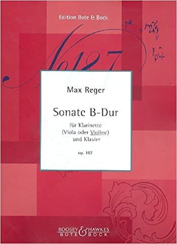 Sonate B-Dur: op. 107. Klarinette (Viola oder Violine) und Klavier. indir