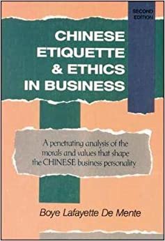 Chinese Etiquette & Ethics in Business indir