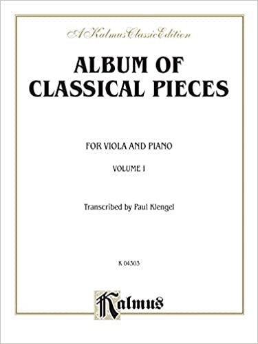 Album of Classical Pieces, Vol 1 (Kalmus Edition)