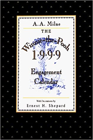 Winnie-the-Pooh Engagement Calendar 1999
