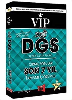 Yargı 2020 DGS VIP Son 7 Yıl Çözümlü Çıkmış Sorular Kitabı