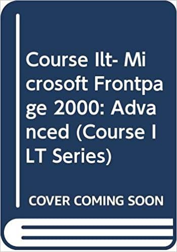 Microsoft Frontpage 2000: Module 2 (Course ILT Series)