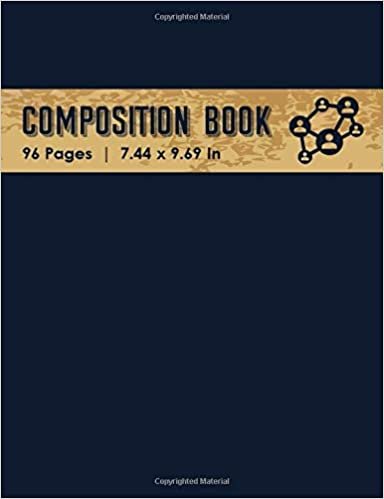 Composition Book: Composition Book Wide Ruled and Lined 96 Pages (7.44 x 9.69 inches), Can be used as a notebook, journal, diary - social