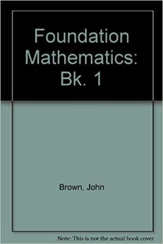 Foundation Mathematics: Bk. 1
