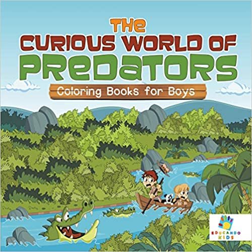 The Curious World of Predators Coloring Books for Boys indir