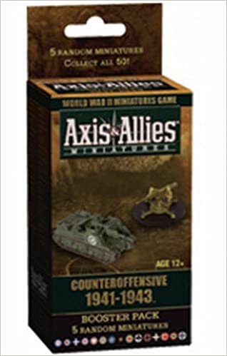 Counteroffensive 1941-1943 Booster Pack: World War II Miniatures Game [With Stat Cards] (Axis & Allies Miniatures)