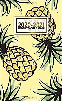 2020-2021 Monthly Pocket Planner: Pretty Two-Year Monthly Pocket Planner and Organizer | 2 Year (24 Months) Agenda with Phone Book, Password Log & Notebook | Trendy Jungle Pineapple Pattern indir