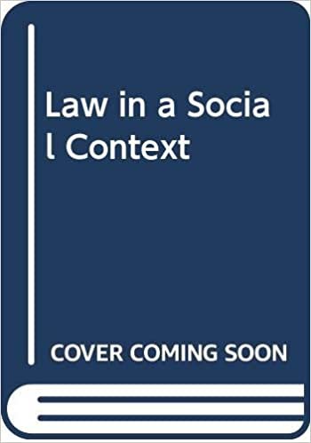 Law in a Social Context