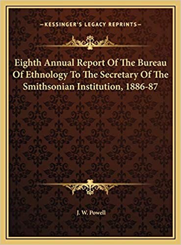 Eighth Annual Report Of The Bureau Of Ethnology To The Secretary Of The Smithsonian Institution, 1886-87