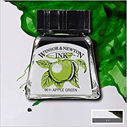 Winsor&Newton Ink Çizim Mürekkebi 14 ml 011 Apple Green indir