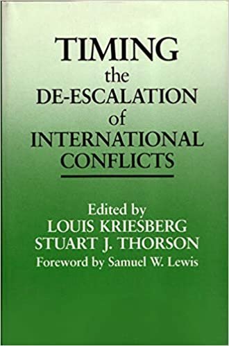 Timing the De-escalation of International Conflicts (Syracuse Studies on Peace and Conflict Resolution)