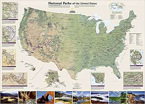 National Parks of the United States: Wall Maps History & Nature (National Geographic Reference Map)