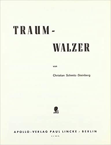 Traum-Walzer: Klavier.