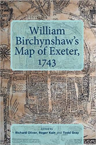 William Birchynshaw'in Exeter Haritasi, 1743