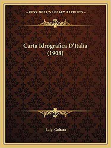 Carta Idrografica D'Italia (1908)