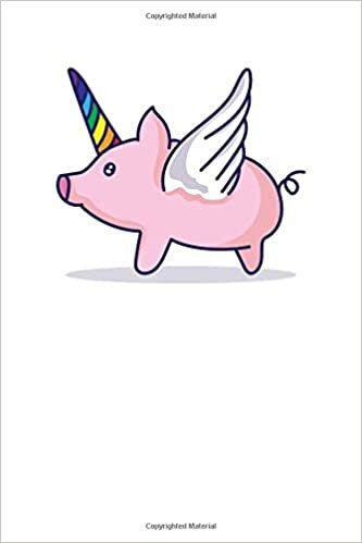 Pig Unicorn: 6x9 Lined Writing Notebook Journal, 120 Pages