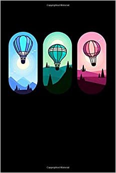 Hot Air Balloons: 6x9 Lined Writing Notebook Journal, 120 Pages
