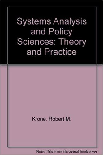 Systems Analysis and Policy Sciences: Theory and Practice
