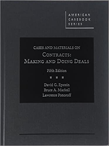 Cases and Materials on Contracts, Making and Doing Deals - CasebookPlus (American Casebook Series (Multimedia)) indir