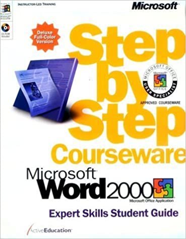 Word 2000 Step by Step Student Guide: Expert Skills (Step by Step Courseware)