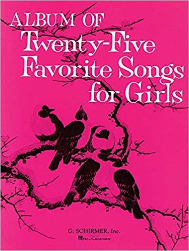 Album of 25 Favorite Songs for Girls: Voice and Piano