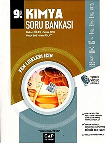 9. Sınıf Fen Lisesi Kimya Soru Bankası Çap Yayınları