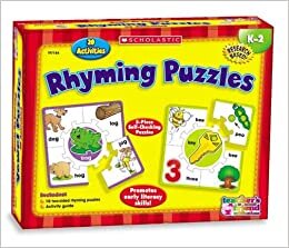 Rhyming Puzzles [With Activity Guide and 10 Two-Sided Rhyming Puzzles] (Scholastic Hands-On Learning)