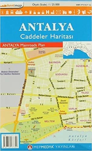 Antalya Caddeler Haritası