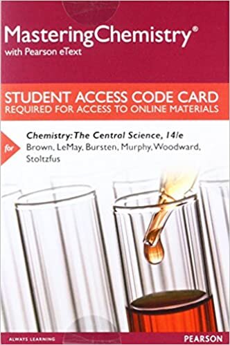 Mastering Chemistry with Pearson Etext -- Standalone Access Card -- For Chemistry: The Central Science