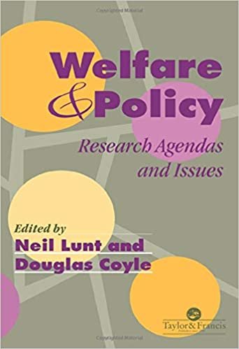 Welfare And Policy: Research Agendas and Issues indir