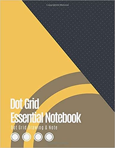 Dot Grid Essential Notebook: Dotted Graph Notebooks (Mimosa Yellow Cover) - Dot Grid Paper Large (8.5 x 11 inches), A4 100 Pages, Engineer Drawing & ... Journal Graphing Pad, Design Book, Work Book.