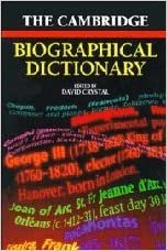 The Cambridge Biographical Dictionary