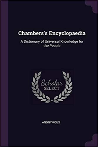 Chambers's Encyclopaedia: A Dictionary of Universal Knowledge for the People indir