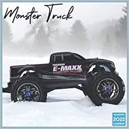 Monster Truck Calendar 2022: Official Monster Truck Calendar 2022 16 Months indir
