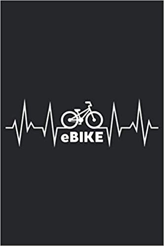 Ebike: Dot grid graph paper bicycle log journal |daily training, touring and travel notebook for bike riders and cycling enthusiast | 120 pages, 6x9 inch, Soft cover with matte